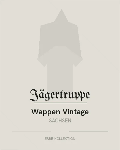 Wappen Vintage, Sachsen, Übersicht mit Details
